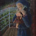 Mama ist nicht zu Hause (Acryl auf Leinwand, 40 x 51 cm)