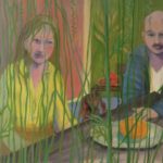 Gras drüber. Acryl auf Leinwand 50×70