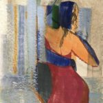 Gefühl wie Tango, Pigmente auf Himalaja-Papier, 58×78